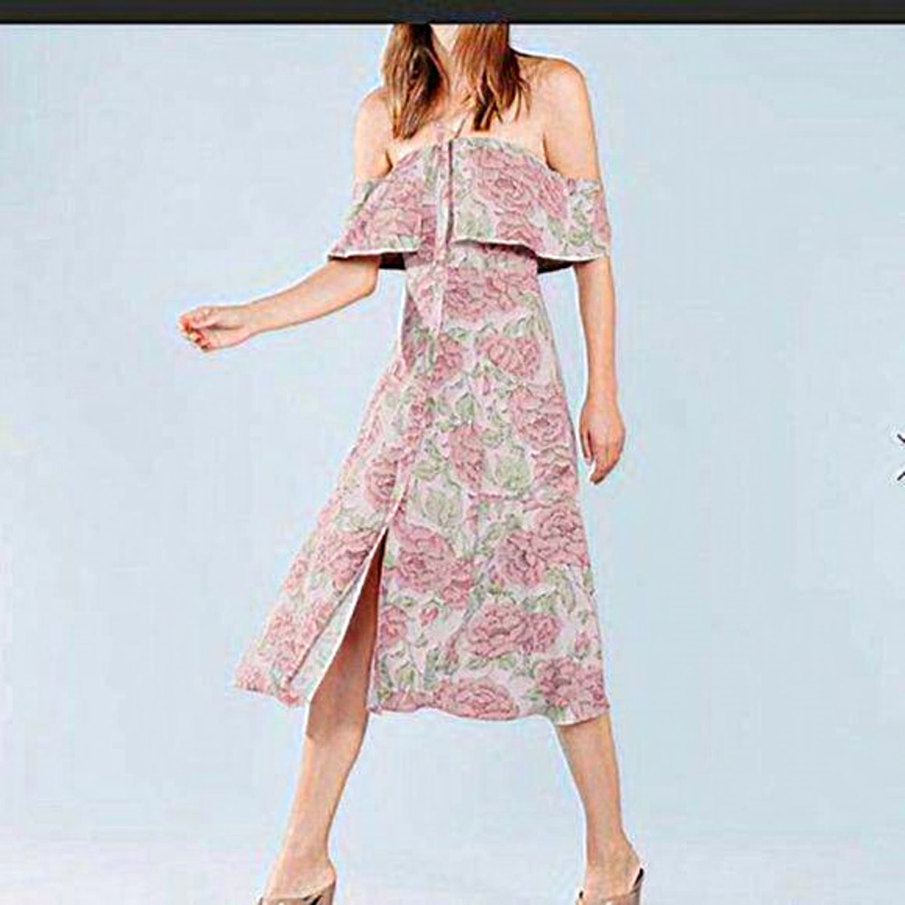 Reformation Mena Dress  Lily Aldridge Women‎ Size 0